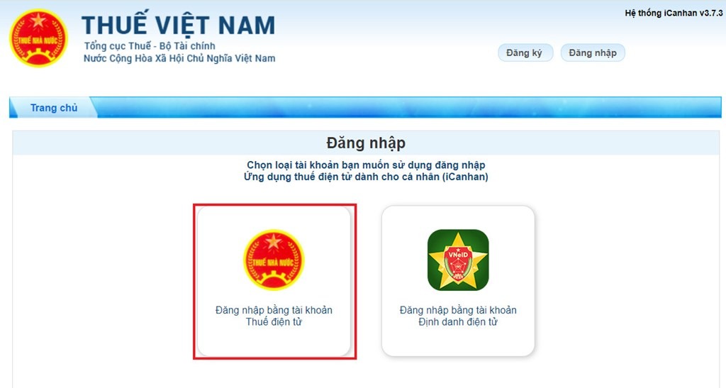 Hộ kinh doanh cá thể có thể đăng ký tài khoản thuế điện tử tại Cổng Thuế điện tử của Tổng cục Thuế